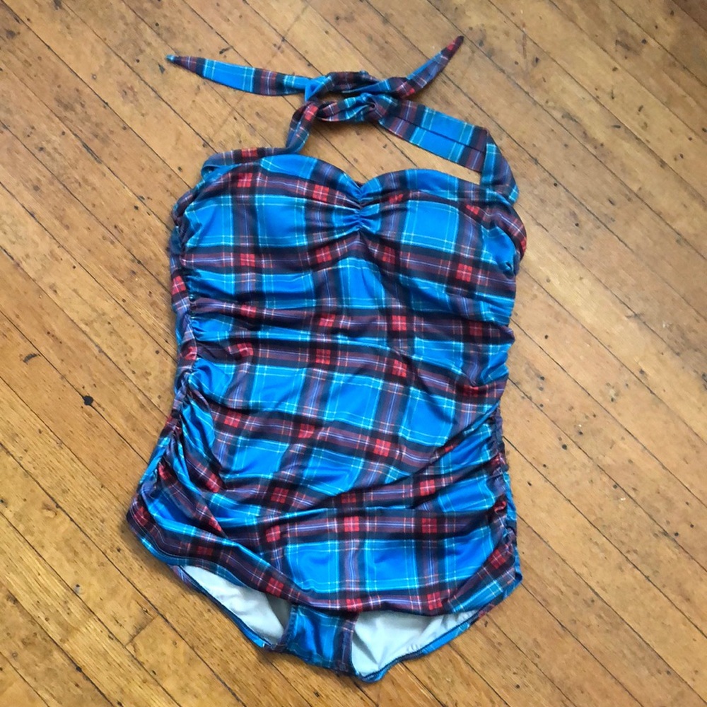 ModCloth Esther Williams Retro One Piece Pin Up Style Swimsuit